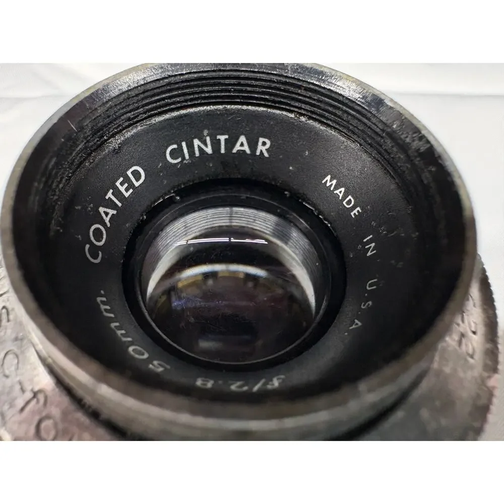 Argus C-Four Coated Cintar 50mm F2.8 Vintage Camera Lens Detached Untested